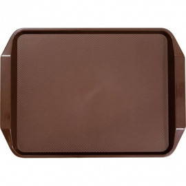 Catering zásobník s protišmykovou úpravou 425x300x30 mm, bronz