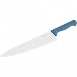 vrúbkovaný nôž 31 cm modrá